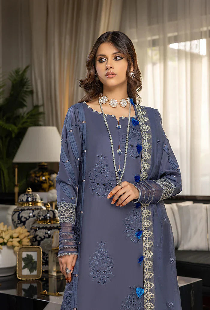 Humdum | Charlotte Chikankari Lawn | D02 - Saira Saqlain