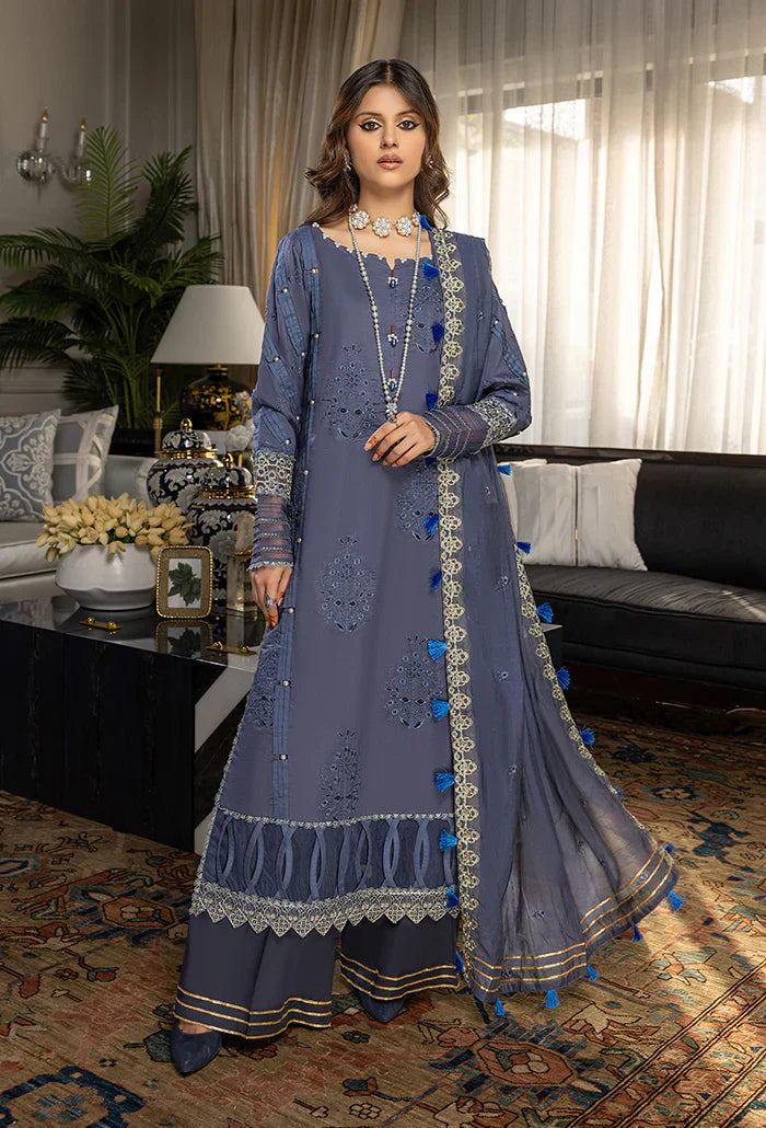 Humdum | Charlotte Chikankari Lawn | D02 - Saira Saqlain