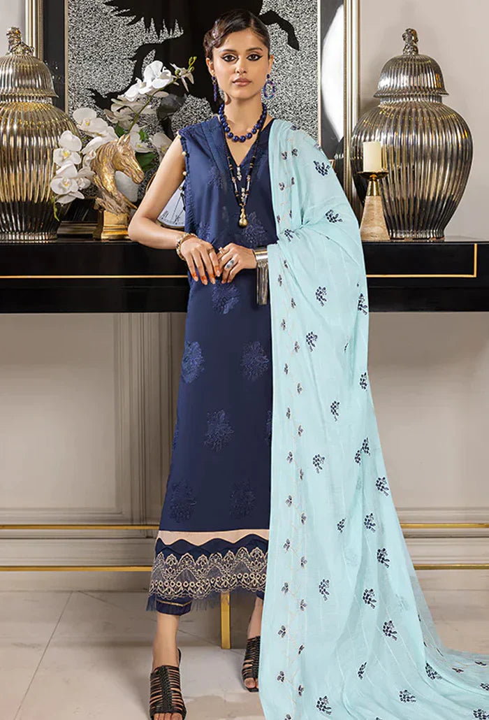 Humdum | Charlotte Chikankari Lawn | D09 - Saira Saqlain