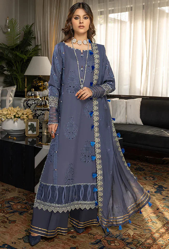 Humdum | Charlotte Chikankari Lawn | D02 - Saira Saqlain