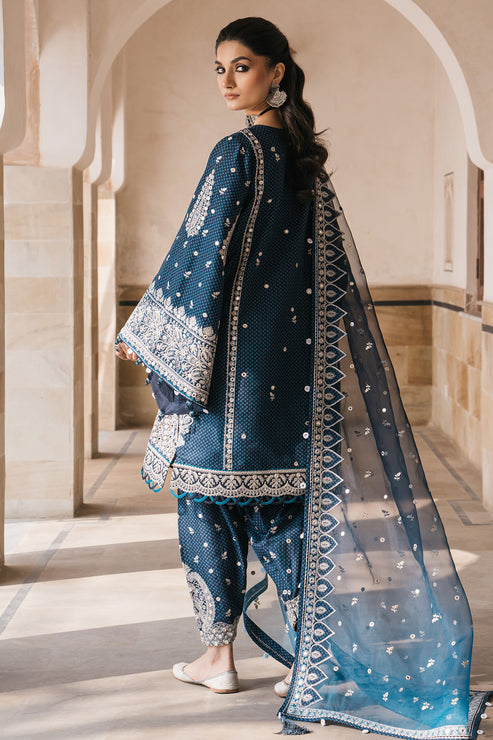 Jazmin | Shahkaar Luxury Lawn 24 | SL24-D5 - Saira Saqlain