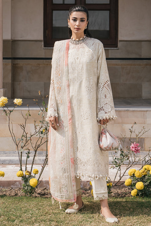 Jazmin | Shahkaar Luxury Lawn 24 | SL24-D7 - Saira Saqlain