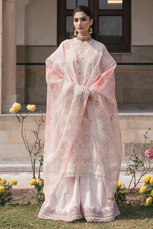 Jazmin | Shahkaar Luxury Lawn 24 | SL24-D8 - Saira Saqlain
