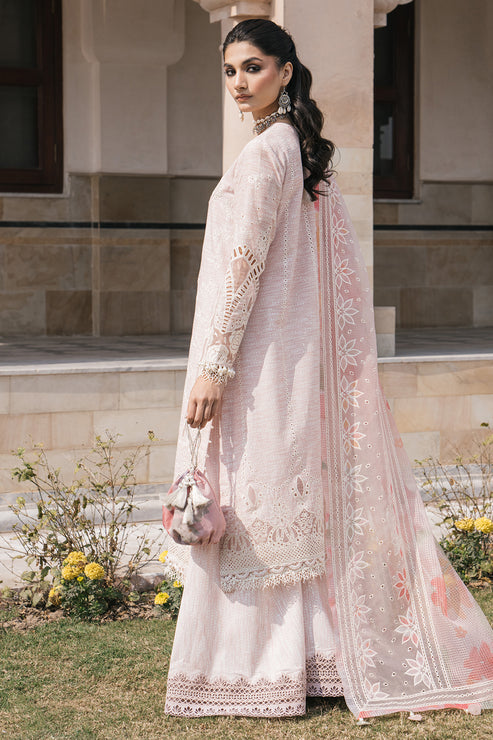 Jazmin | Shahkaar Luxury Lawn 24 | SL24-D8 - Saira Saqlain