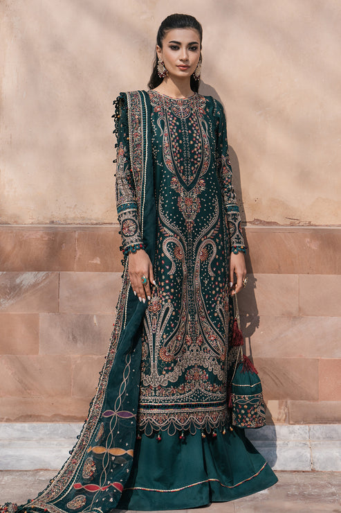 Jazmin | Shahkaar Luxury Lawn 24 | SL24-D10 - Saira Saqlain