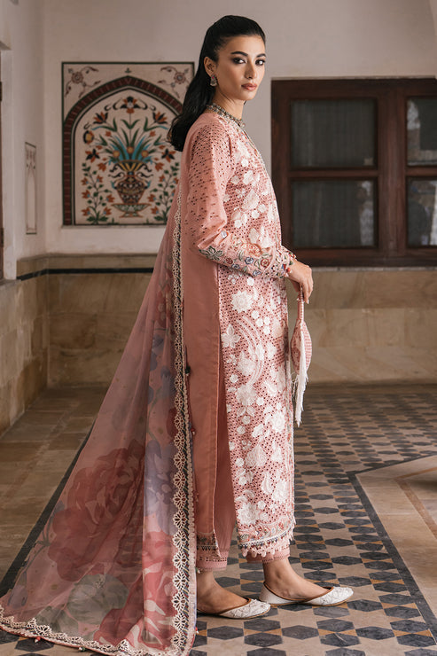 Jazmin | Shahkaar Luxury Lawn 24 | SL24-D4 - Saira Saqlain