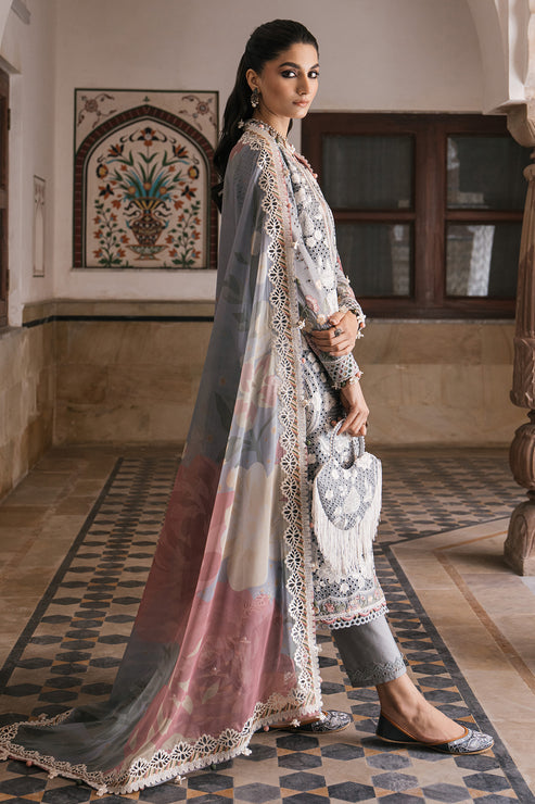 Jazmin | Shahkaar Luxury Lawn 24 | SL24-D3 - Saira Saqlain