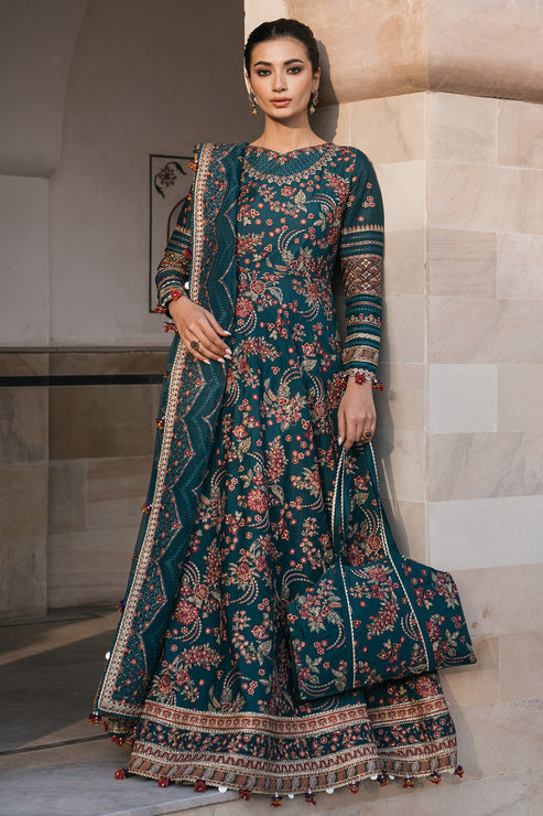 Jazmin | Shahkaar Luxury Lawn 24 | SL24-D16 - Saira Saqlain