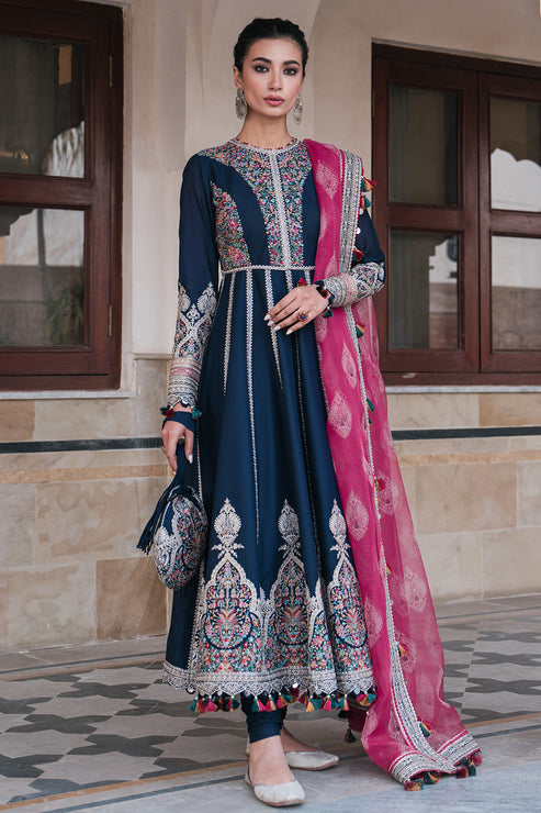 Jazmin | Shahkaar Luxury Lawn 24 | SL24-D12 - Saira Saqlain
