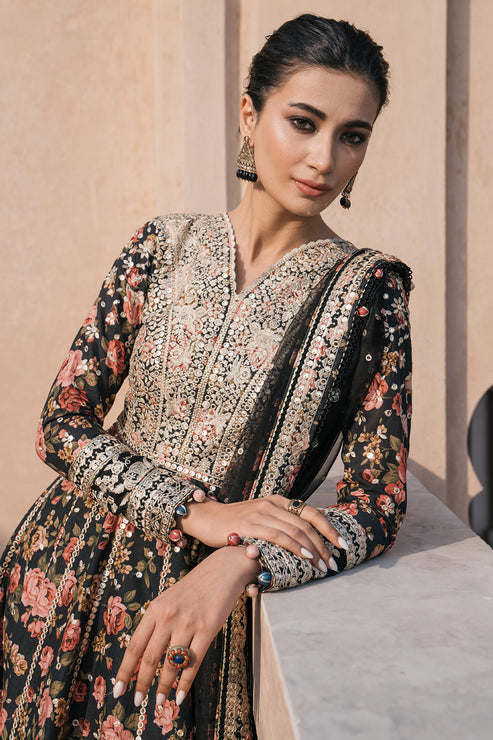 Jazmin | Shahkaar Luxury Lawn 24 | SL24-D2 - Saira Saqlain