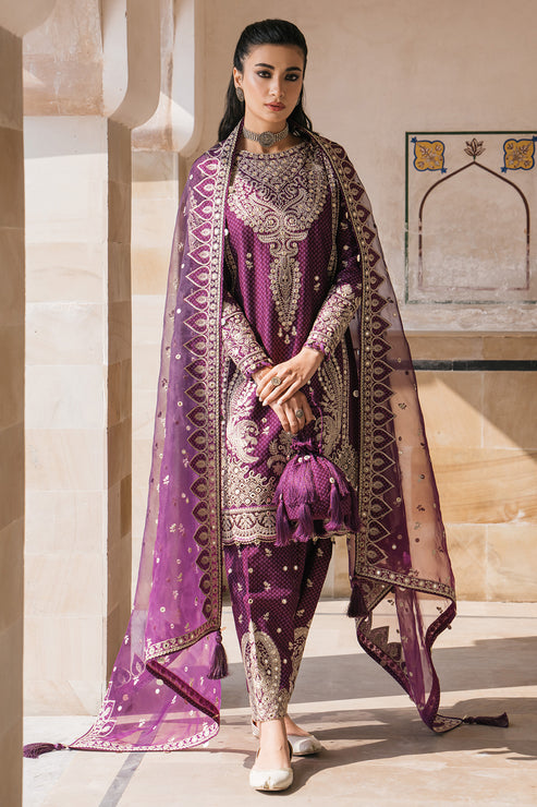Jazmin | Shahkaar Luxury Lawn 24 | SL24-D6 - Saira Saqlain