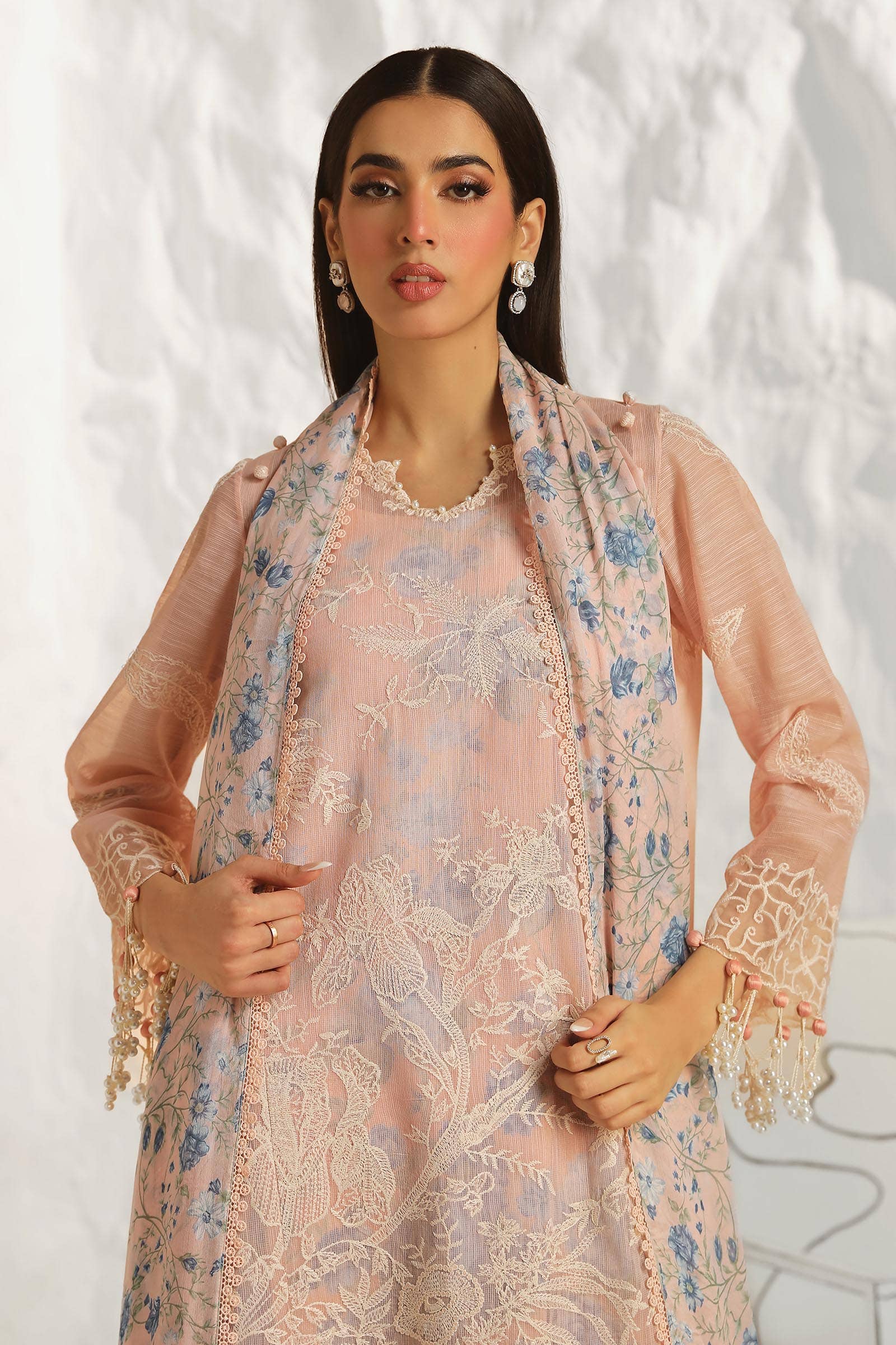Sana Safinaz | Muzlin Summer 24 | 016B-CJ - Saira Saqlain