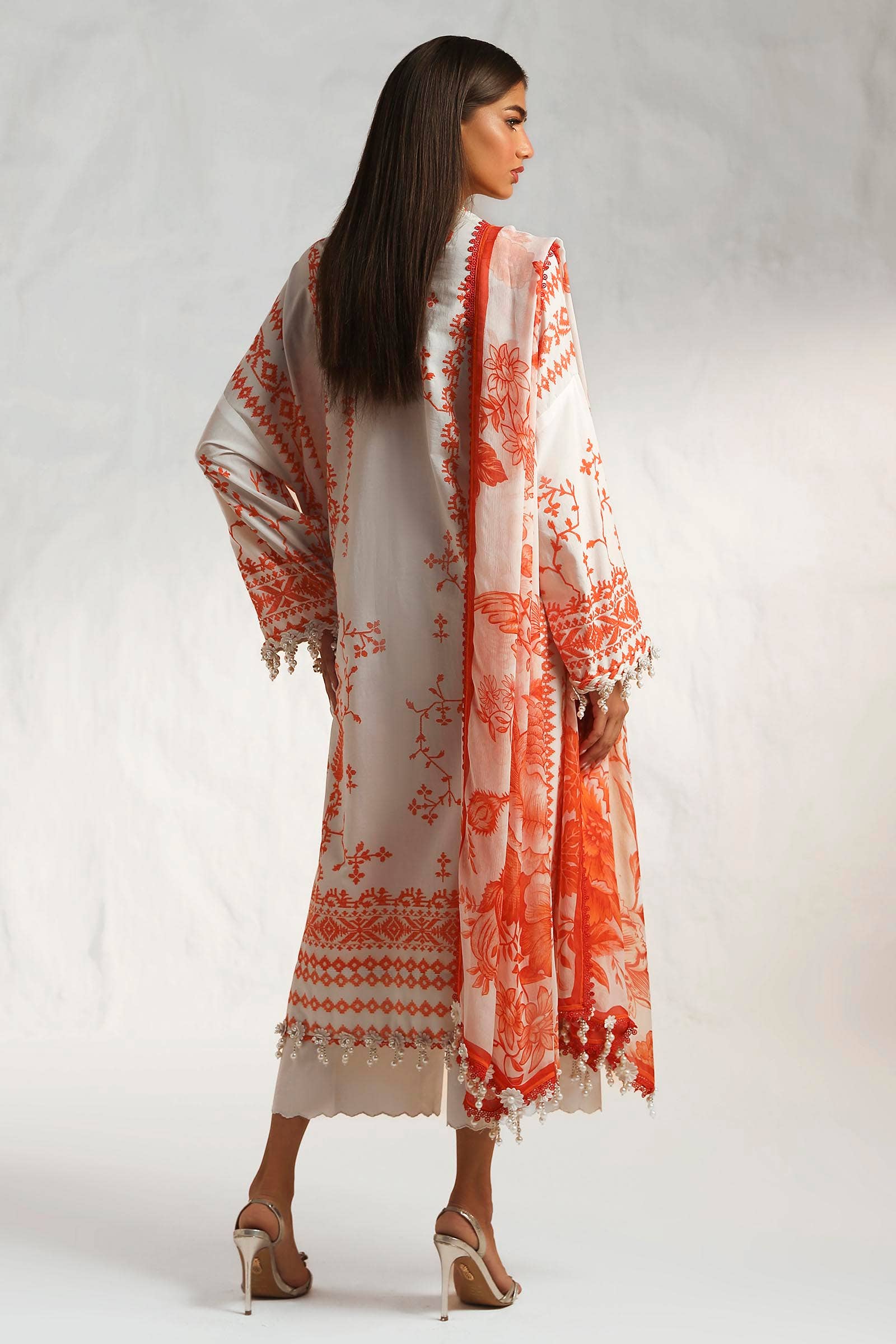 Sana Safinaz | Muzlin Summer 24 | 017B-CJ - Saira Saqlain