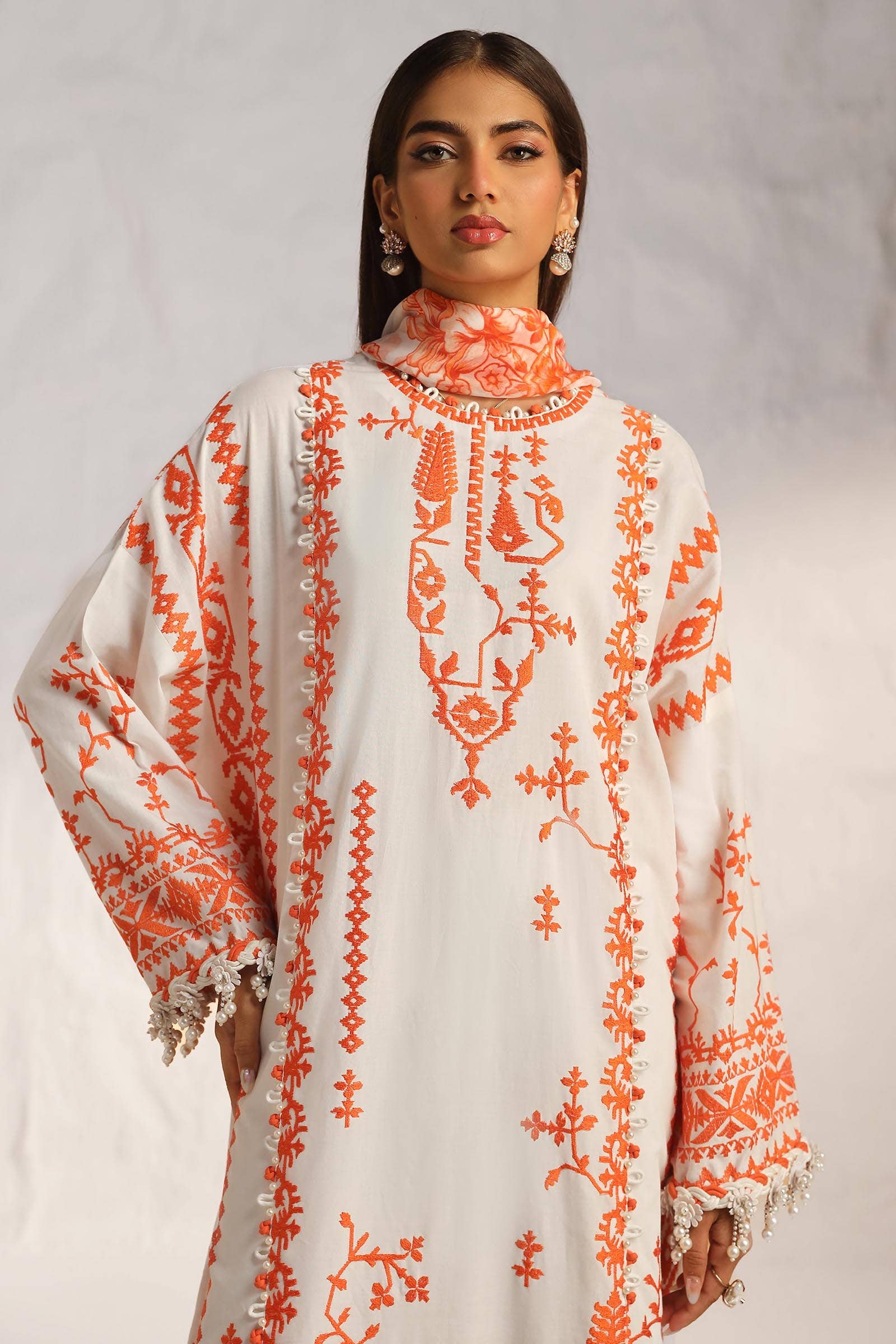 Sana Safinaz | Muzlin Summer 24 | 017B-CJ - Saira Saqlain