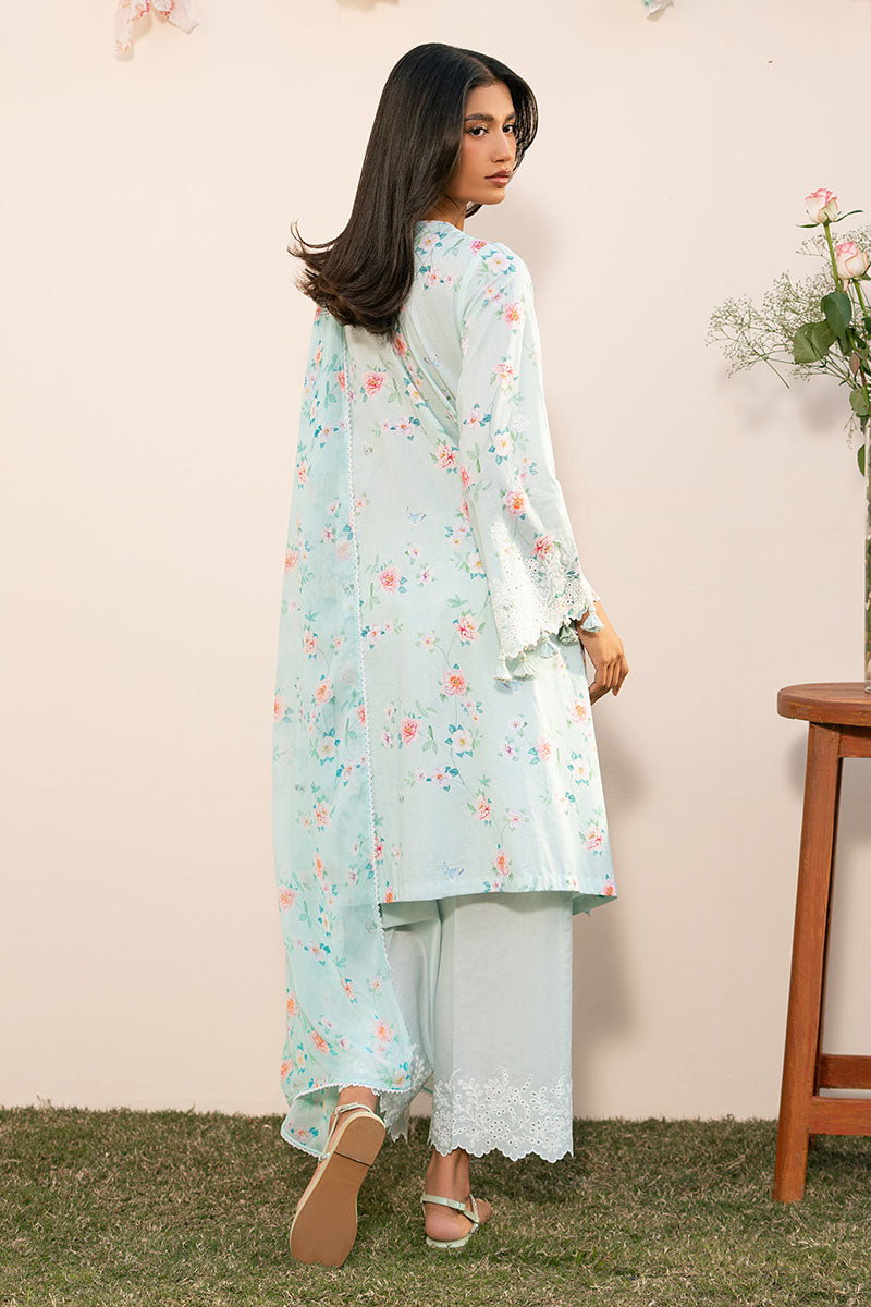 Cross Stitch | Mahiri Lawn 25 | AQUA DEW -   Ladies Clothes -  Saira Saqlain