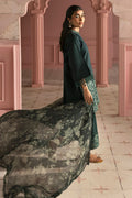 Cross Stitch | Premium Lawn 25 | VIRIDIAN GREEN - Saira Saqlain