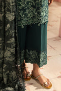 Cross Stitch | Premium Lawn 25 | VIRIDIAN GREEN - Saira Saqlain