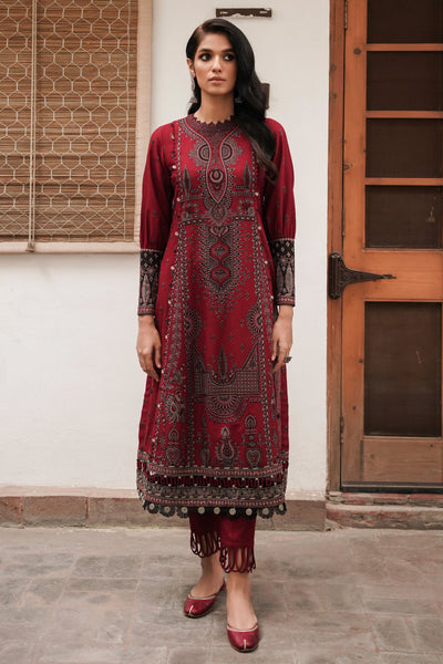 Jazmin | Winter Edition 24 | SLUB KHADDAR UW-0075 - Saira Saqlain