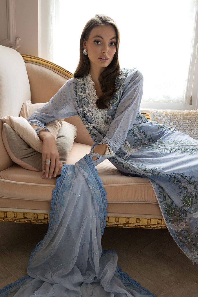Sobia Nazir | Luxury Lawn 24 | DESIGN 13A - Saira Saqlain