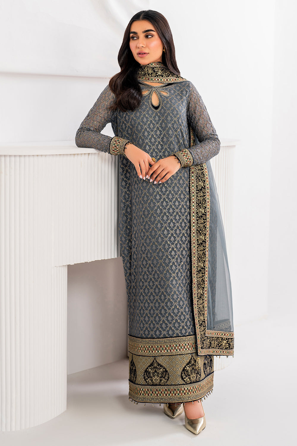 Jazmin | Formals Collection | CHIFFON UC-3058 - Saira Saqlain