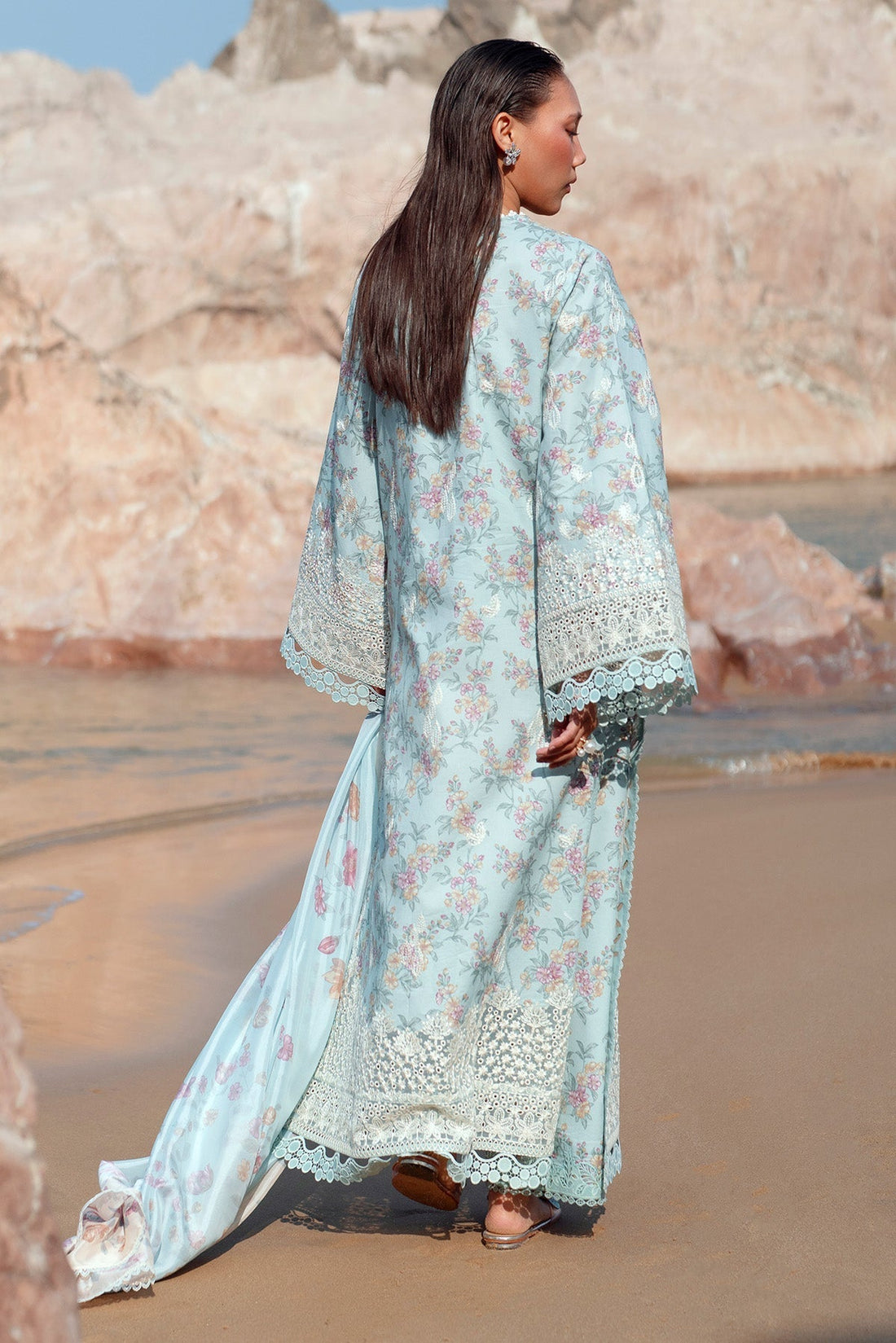 Afrozeh | Summer Together 25 | Aquamarine - Saira Saqlain