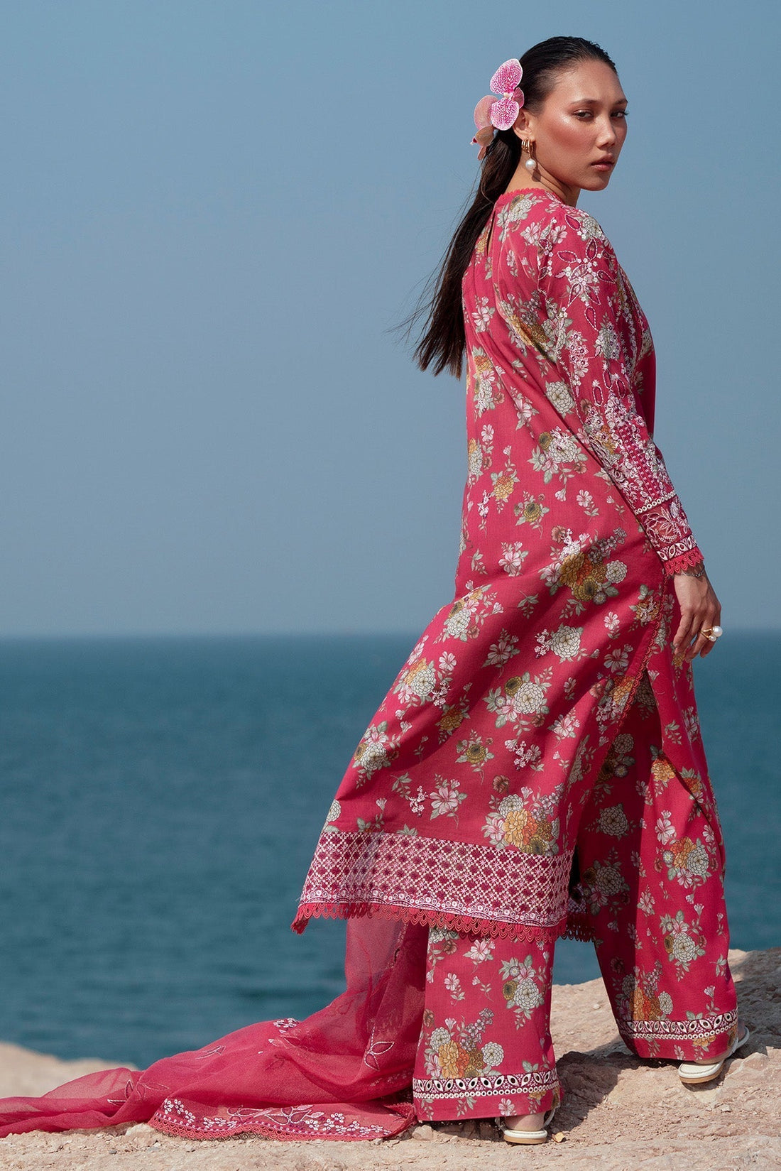 Afrozeh | Summer Together 25 | Pink Ruby - Saira Saqlain