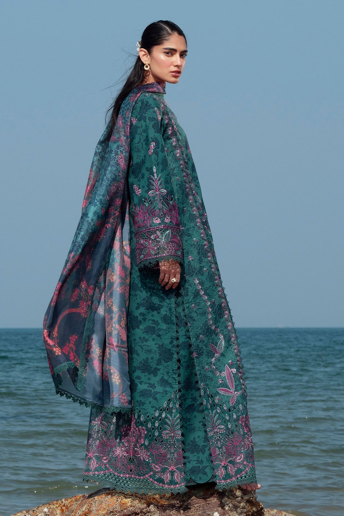 Afrozeh | Summer Together 25 | Emerald - Saira Saqlain