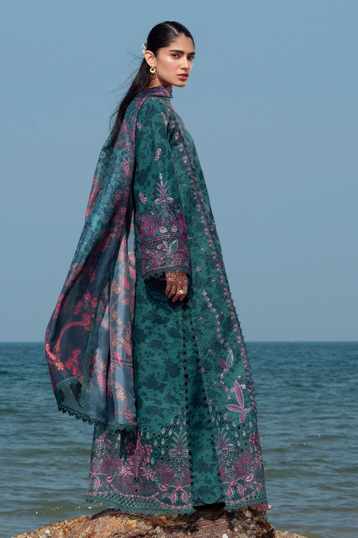 Afrozeh | Summer Together 25 | Emerald - Saira Saqlain