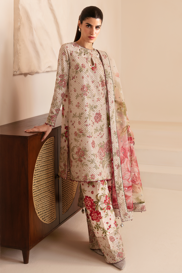 Jazmin | Formals Collection | Raw Silk UR-7034 - Saira Saqlain