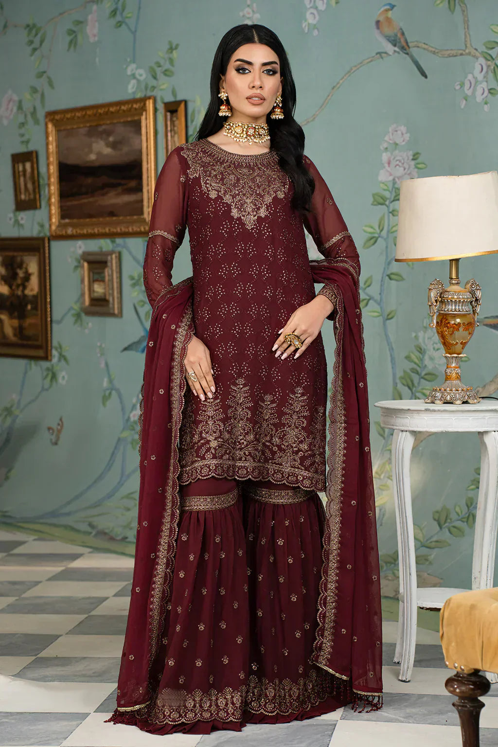 Zarif | Afsanah Formal Edit 24 | ZAF 12 RESHAM - Saira Saqlain